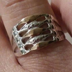 Sterling Silver / 18k gold